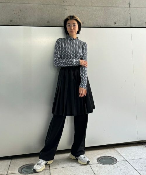 PLEATS LAYERED PANTS | Candy Stripper（キャンディ