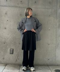 PLEATS LAYERED PANTS | Candy Stripper（キャンディ