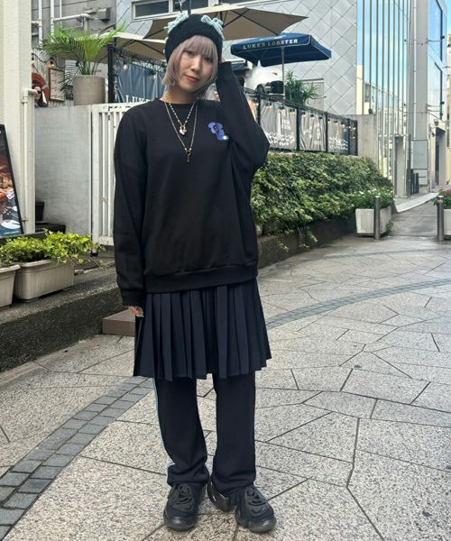 PLEATS LAYERED PANTS | Candy Stripper（キャンディ