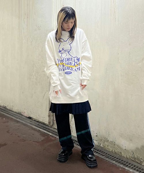 PLEATS LAYERED PANTS | Candy Stripper（キャンディ