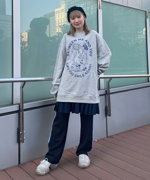 PLEATS LAYERED PANTS | Candy Stripper（キャンディ