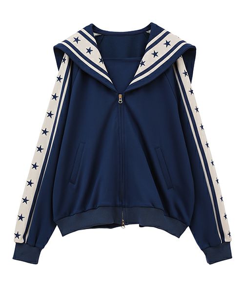 STAR LINE SAILOR JERSEY BLOUSON | Candy Stripper（キャンディ