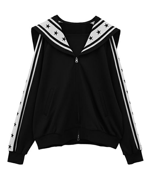 STAR LINE SAILOR JERSEY BLOUSON | Candy Stripper（キャンディ