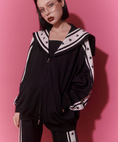 STAR LINE SAILOR JERSEY BLOUSON | Candy Stripper（キャンディ