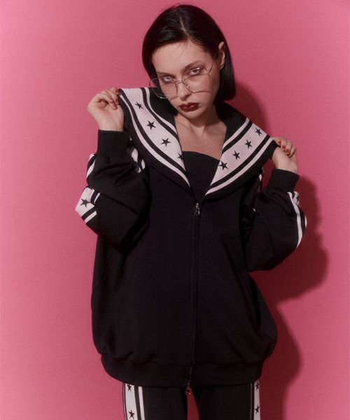 STAR LINE SAILOR JERSEY BLOUSON | Candy Stripper（キャンディ