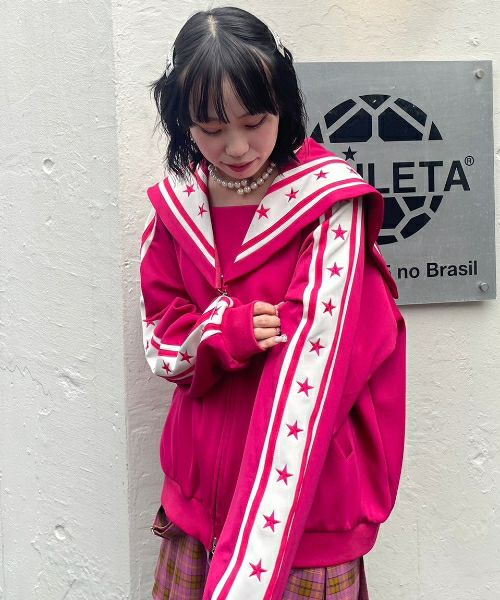 STAR LINE SAILOR JERSEY BLOUSON | Candy Stripper（キャンディ  