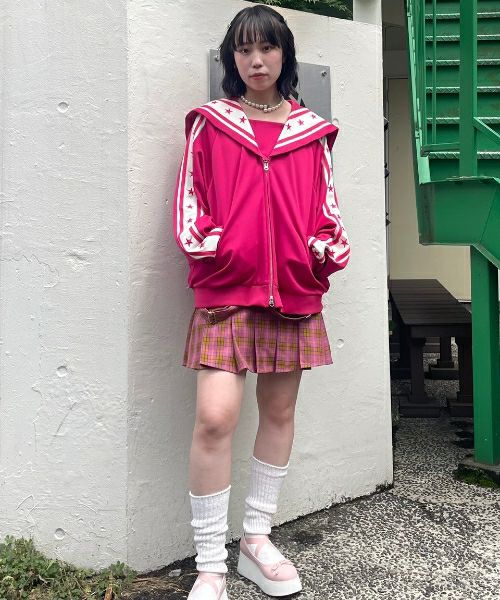 STAR LINE SAILOR JERSEY BLOUSON | Candy Stripper（キャンディ