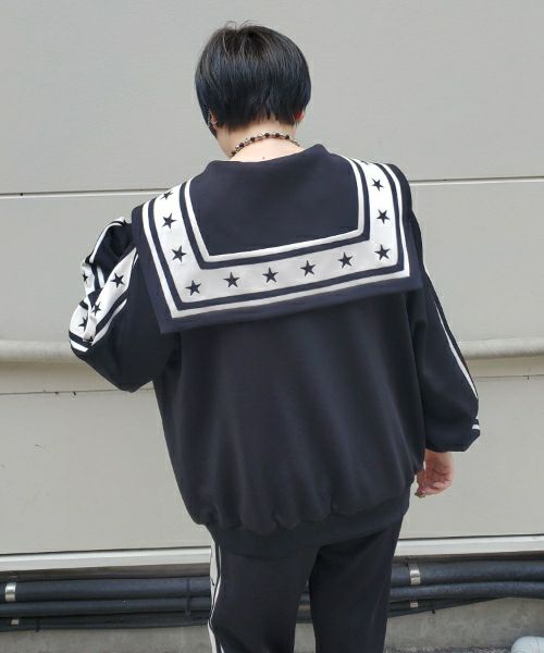 STAR LINE SAILOR JERSEY BLOUSON | Candy Stripper（キャンディ