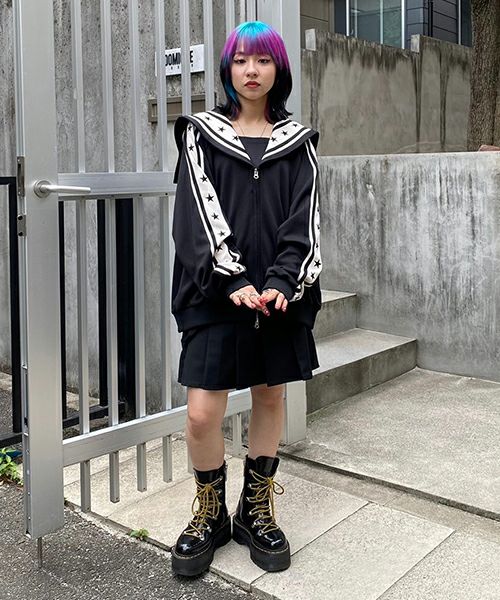 STAR LINE SAILOR JERSEY BLOUSON | Candy Stripper（キャンディ