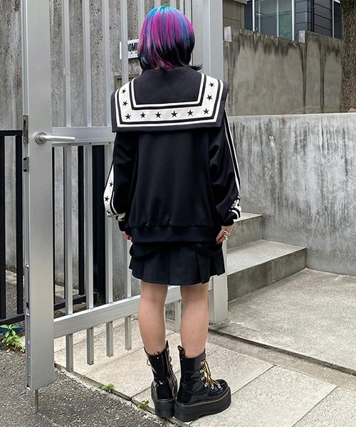 STAR LINE SAILOR JERSEY BLOUSON | Candy Stripper（キャンディ