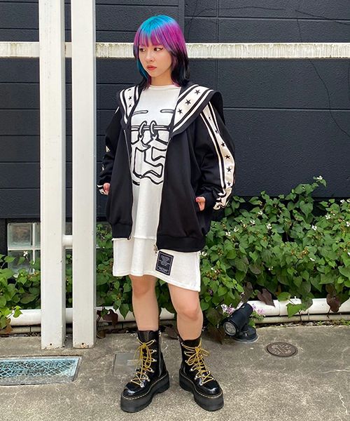 STAR LINE SAILOR JERSEY BLOUSON | Candy Stripper（キャンディ 