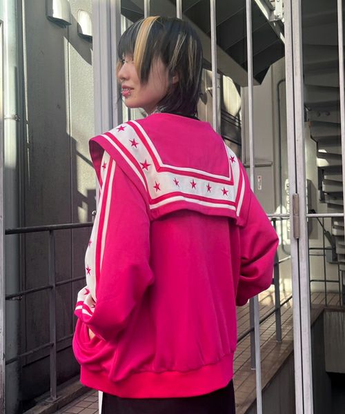 STAR LINE SAILOR JERSEY BLOUSON | Candy Stripper（キャンディ