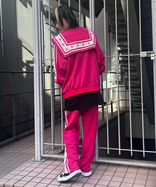 STAR LINE SAILOR JERSEY BLOUSON | Candy Stripper（キャンディ