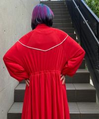 Candy Stripper CND TRACK ONE-PIECE レッド CND TRACK ONE-PIECE | Candy Stripper（キャンディ