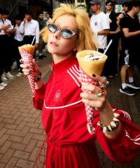 Candy Stripper CND TRACK ONE-PIECE レッド CND TRACK ONE-PIECE | Candy Stripper（キャンディ