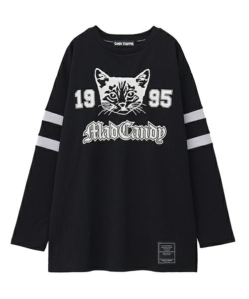 candystripper ねこ　ワッフルトップス NUMBERING CATS WAFFLE TOPS | Candy Stripper（キャンディ