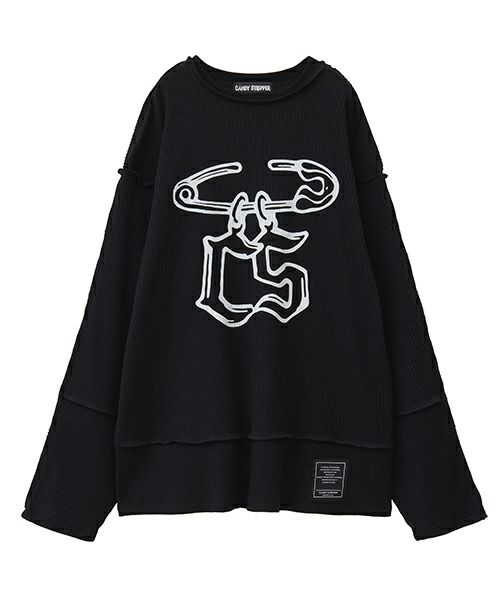 SAFETY PIN WAFFLE TOPS | Candy Stripper（キャンディ