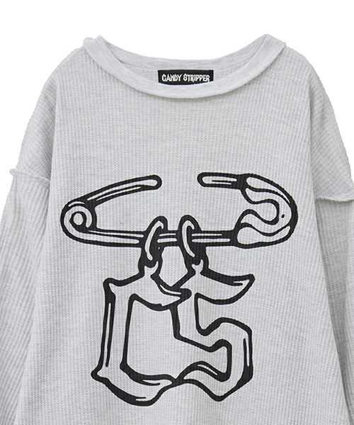 SAFETY PIN WAFFLE TOPS | Candy Stripper（キャンディ