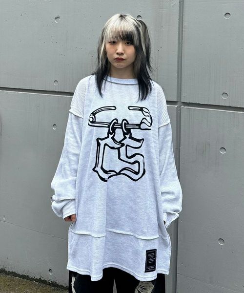 candy stripper チェーン金具付きスウェットチュニック サイズ2 candy stripper チェーン金具付きスウェットチュニック サイズ2