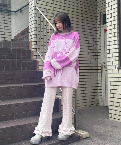 FLOWERY FLARE PANTS | Candy Stripper（キャンディ ストリッパー）｜オフィシャル通販サイトCANDY STORE