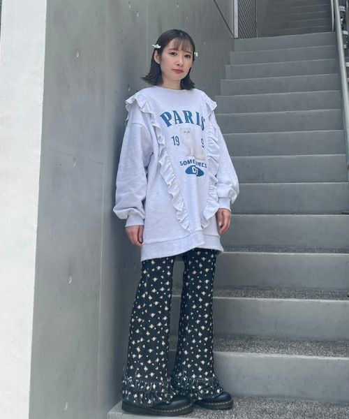 FLOWERY FLARE PANTS | Candy Stripper（キャンディ