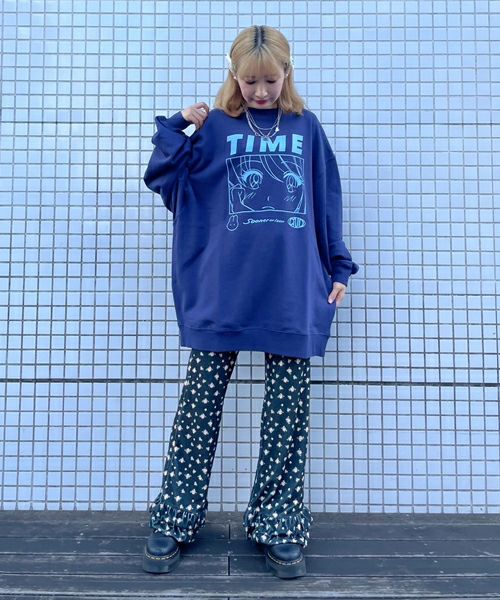FLOWERY FLARE PANTS | Candy Stripper（キャンディ