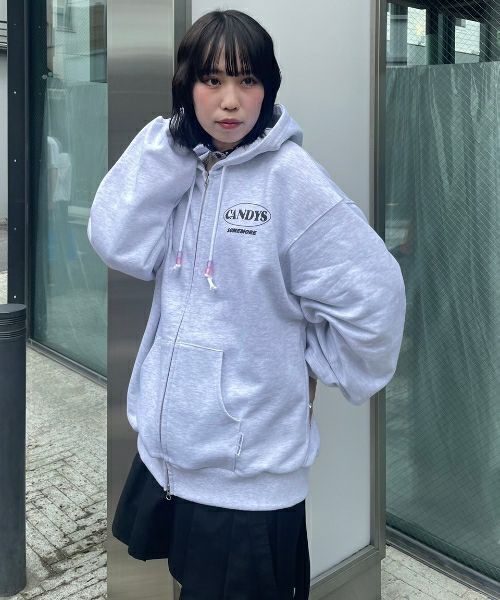 FLUFFY CLUB SWEAT HOODIE | Candy Stripper（キャンディ