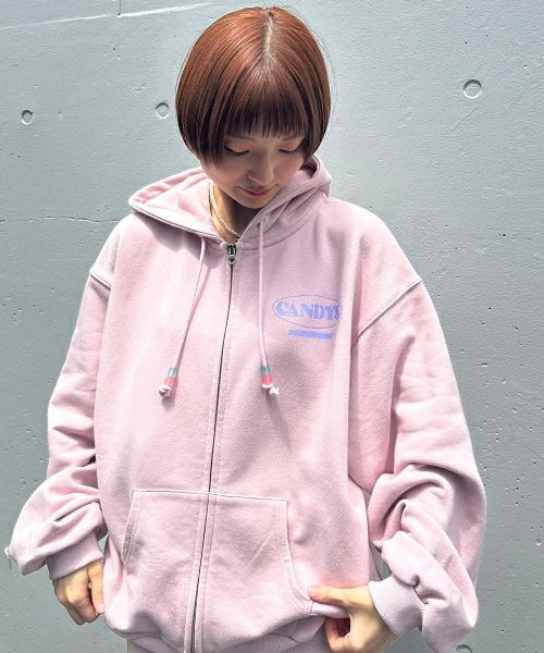 FLUFFY CLUB SWEAT HOODIE | Candy Stripper（キャンディ ストリッパー 