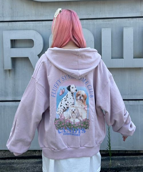 FLUFFY CLUB SWEAT HOODIE | Candy Stripper（キャンディ ストリッパー）｜オフィシャル通販サイトCANDY  STORE