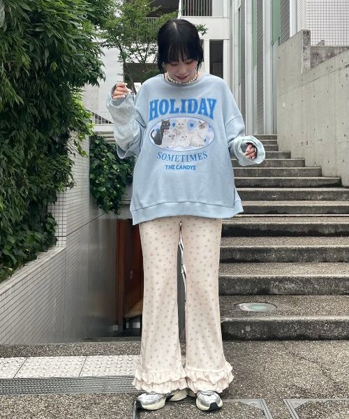 HOLIDAY WAFFLE LAYERED TOPS | Candy Stripper（キャンディ ストリッパー）｜オフィシャル通販サイトCANDY  STORE