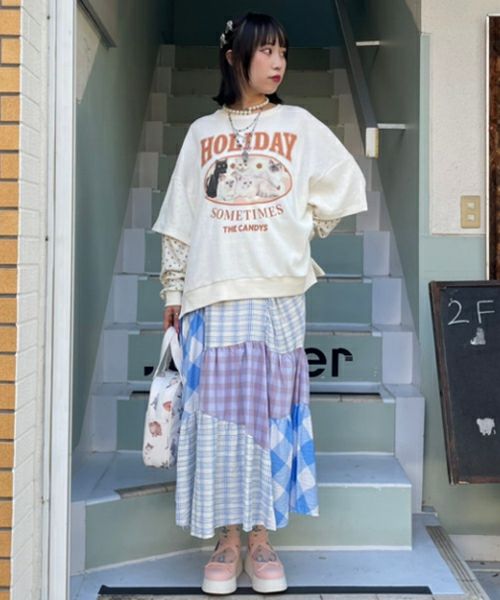 HOLIDAY WAFFLE LAYERED TOPS | Candy Stripper（キャンディ