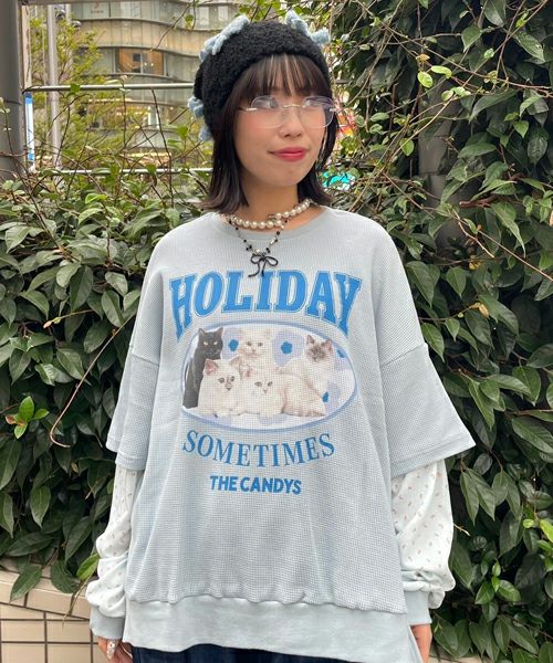NAUGHTY CAT BOA TOPS | Candy Stripper（キャンディ