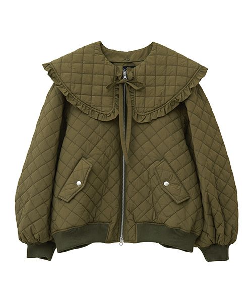 ジャケット・アウター handmade big collar coat BIG COLLAR QUILTING JACKET | Candy Stripper（キャンディ