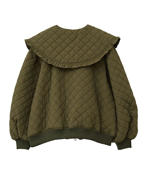 BIG COLLAR QUILTING JACKET | Candy Stripper（キャンディ