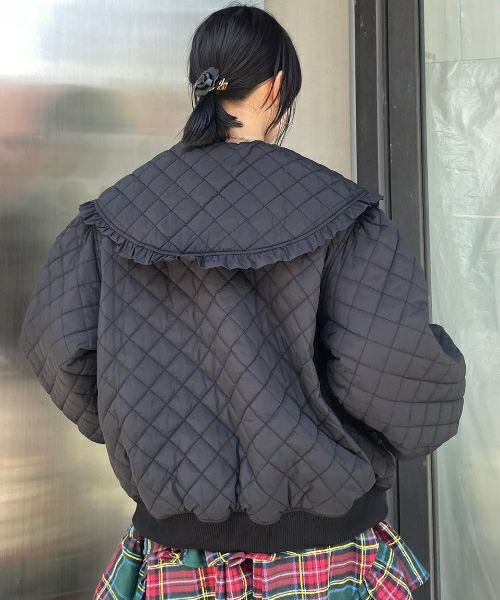 Candy Stripper BIG COLLAR QUILTING ジャケット