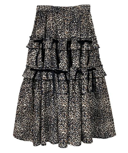 TINY RIBBON TIERED SKIRT | Candy Stripper（キャンディ ストリッパー 