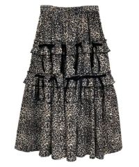 TINY RIBBON TIERED SKIRT キャンディストリッパー最終価格 Candy Stripper（キャンディストリッパー）の「TINY RIBBON TIERED