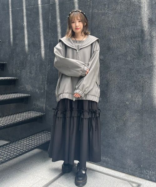 TINY RIBBON TIERED SKIRT | Candy Stripper（キャンディ ストリッパー 