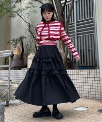 スカート Candy Stripper TINY RIBBON TIERED SKIRT TINY RIBBON TIERED SKIRT | Candy Stripper（キャンディ