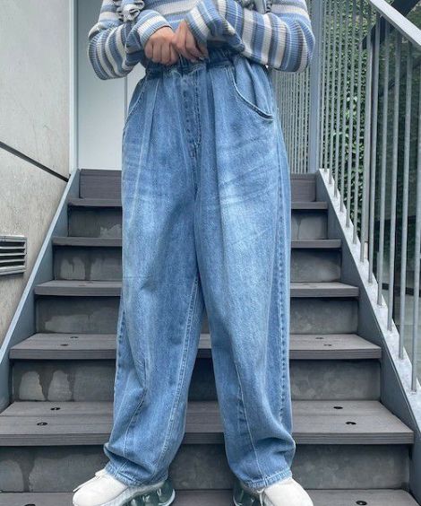 CND CURVE DENIM PANTS | Candy Stripper（キャンディ