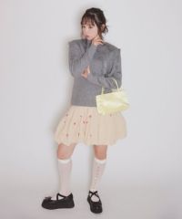BABY RIBBON BALLOON SKIRT | Candy Stripper（キャンディ