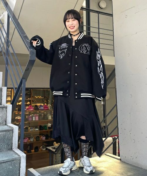 Kozue Akimoto×Candy Stripper//PHOTO COLLAGE L/S TEE(COLOR