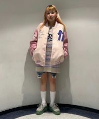 キャンディストリッパー スタジャン ブルゾン ピンク リボン 新品タグ無し 楽天市場】ブルゾン メンズ レディース カップル ペアルック