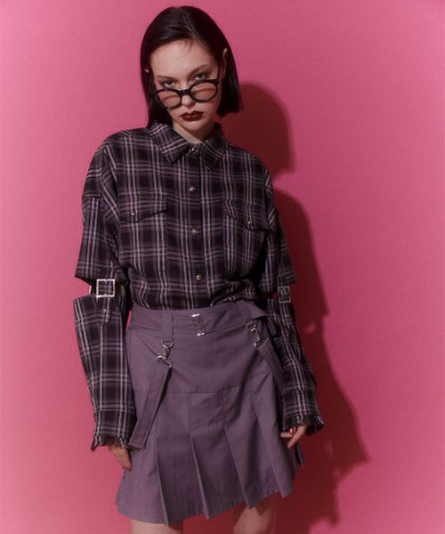 SUSPENDER SKIRT PANTS | Candy Stripper(キャンディ SUSPENDER SKIRT PANTS | Candy Stripper(キャンディ