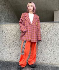 キャンディストリッパー✨CND JUMBLE STRIPE BLOUSON CND COLLEGE DOUBLE JACKET | Candy Stripper（キャンディ