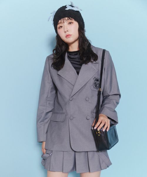 キャンディストリッパー✨CND JUMBLE STRIPE BLOUSON キャンディストリッパー✨CND JUMBLE STRIPE BLOUSON BOA MIXED