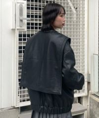 Candy Stripper セーラー襟ジャケット 黒 Candy Stripper（キャンディストリッパー）の「SAILOR