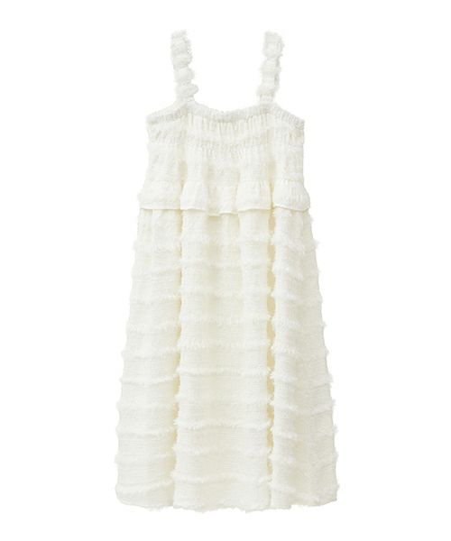 キャンディストリッパー ワンピース ドレス セール】GATHERED TULLE LAYERED ドレス（ワンピース）｜Candy