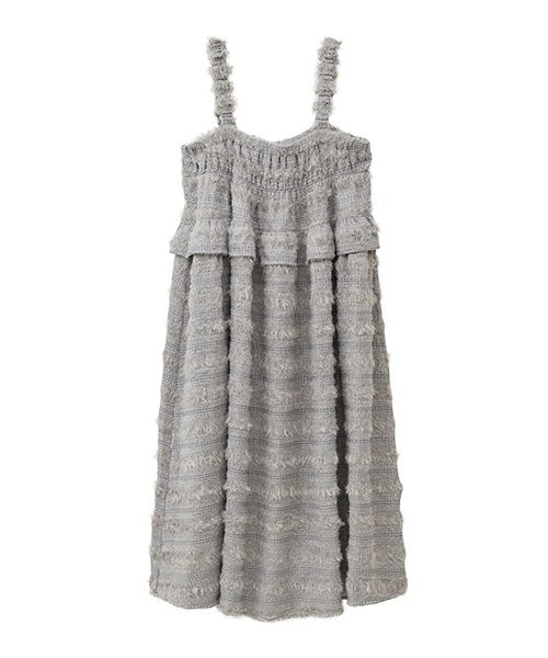 キャンディストリッパー ワンピース ドレス FLUFFY FRINGE DRESS | Candy Stripper（キャンディ