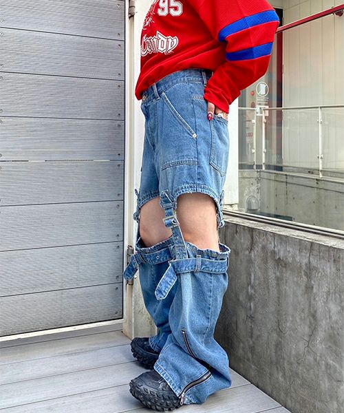 専用新品　Candy Stripper CHEEKY BELTED デニムパンツ CHEEKY BELTED DENIM PANTS | Candy Stripper（キャンディ
